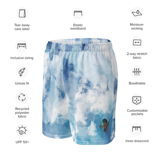 Lovers Mesh Shorts – breathable, lightweight athletic shorts designed for streetwear lovers.