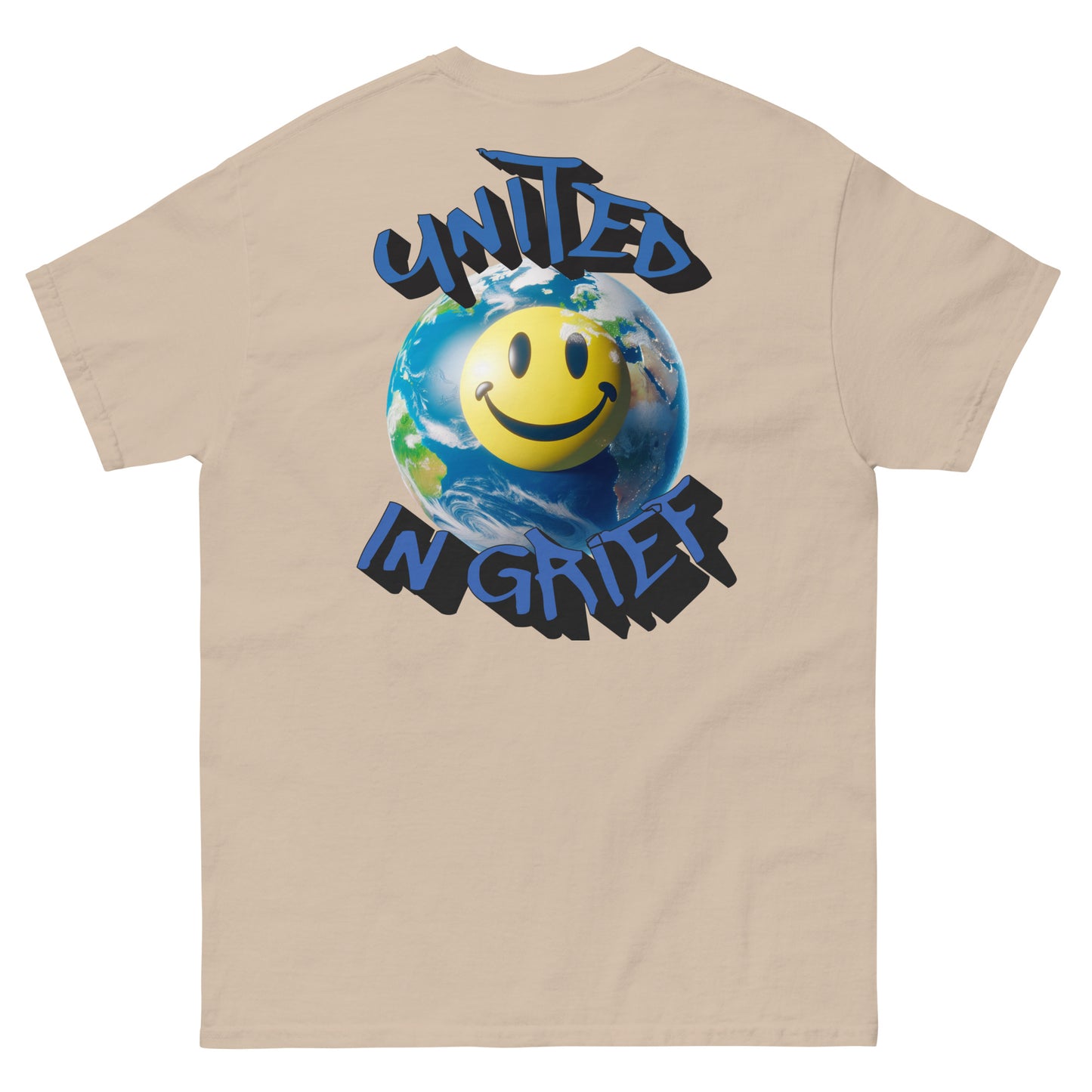 United in Grief T-shirt – A unisex, statement tee designed for healing, remembrance, and resilience.