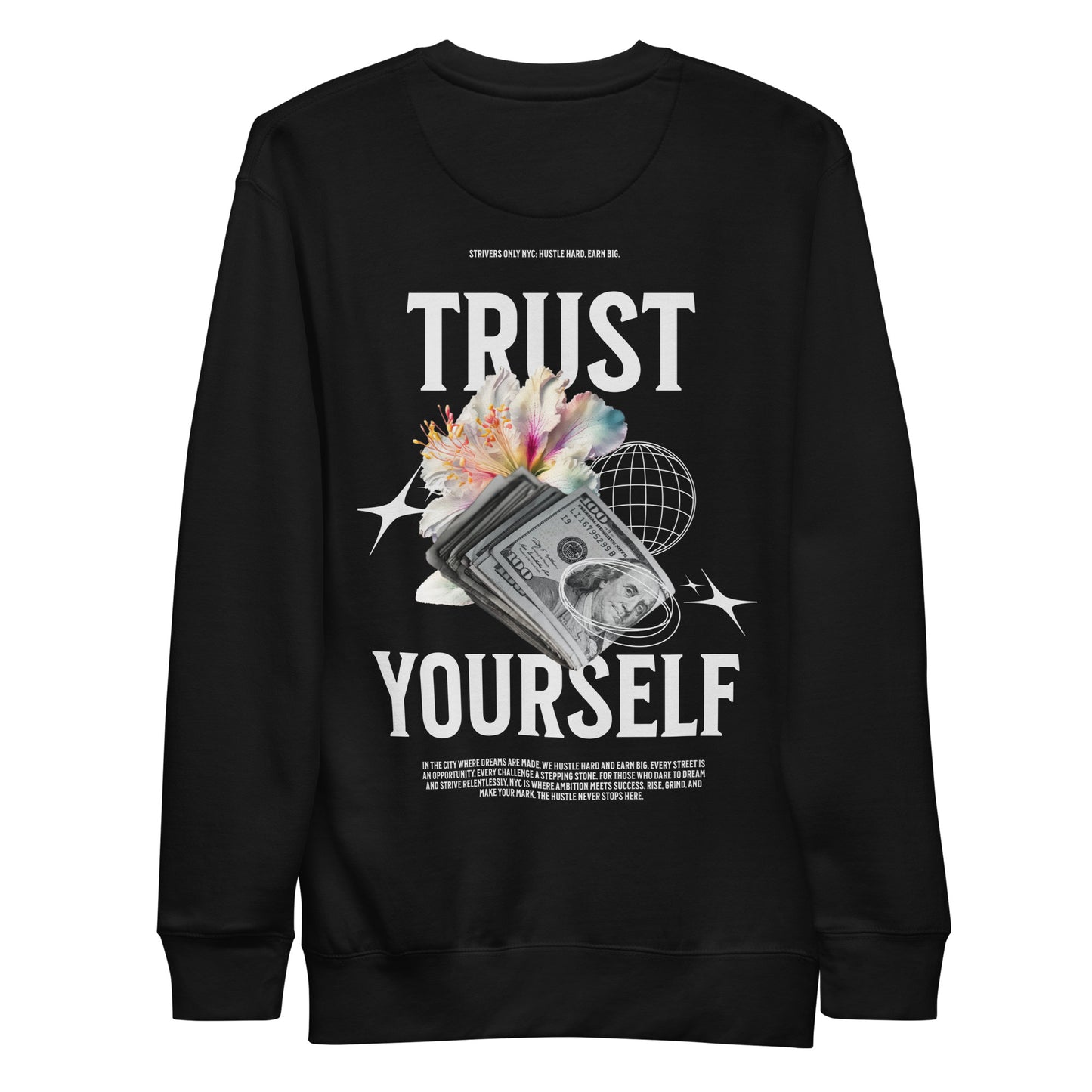 Trust Yourself Sweatshirt – a comfortable, stylish, and motivational crewneck for daily inspiration
