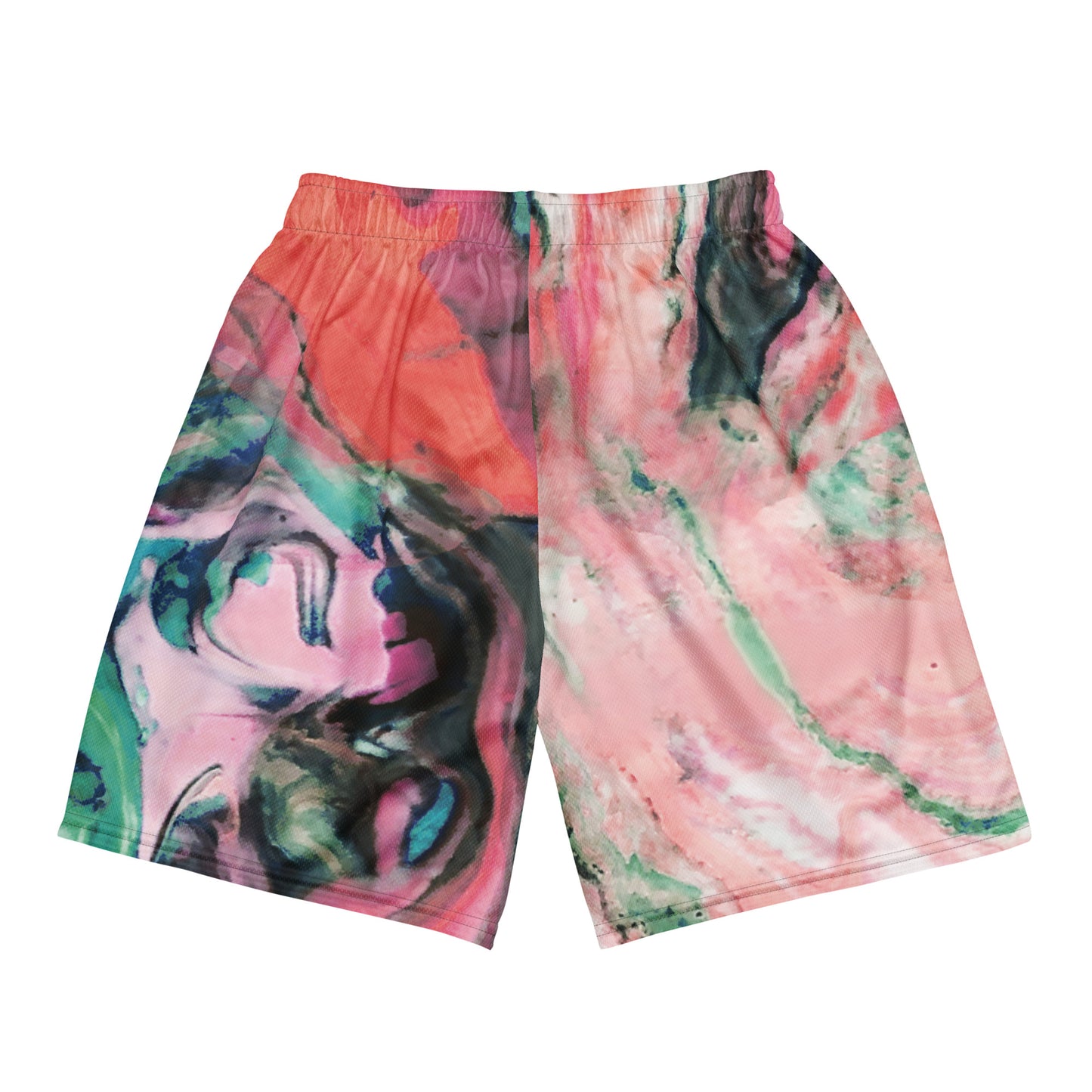 Lovers Printed Mesh Shorts – breathable and stylish streetwear basketball shorts for everyday wear.