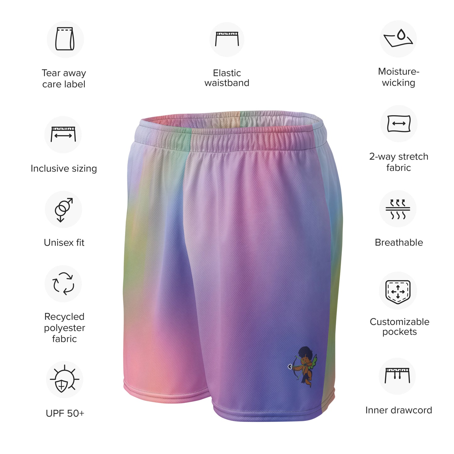 overs Passion Mesh Shorts – breathable, lightweight streetwear shorts designed for effortless movement and style