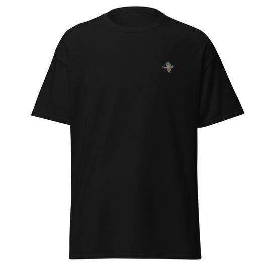 Expand Your Mind Black Tee – motivational graphic t-shirt for self-growth and positivity.